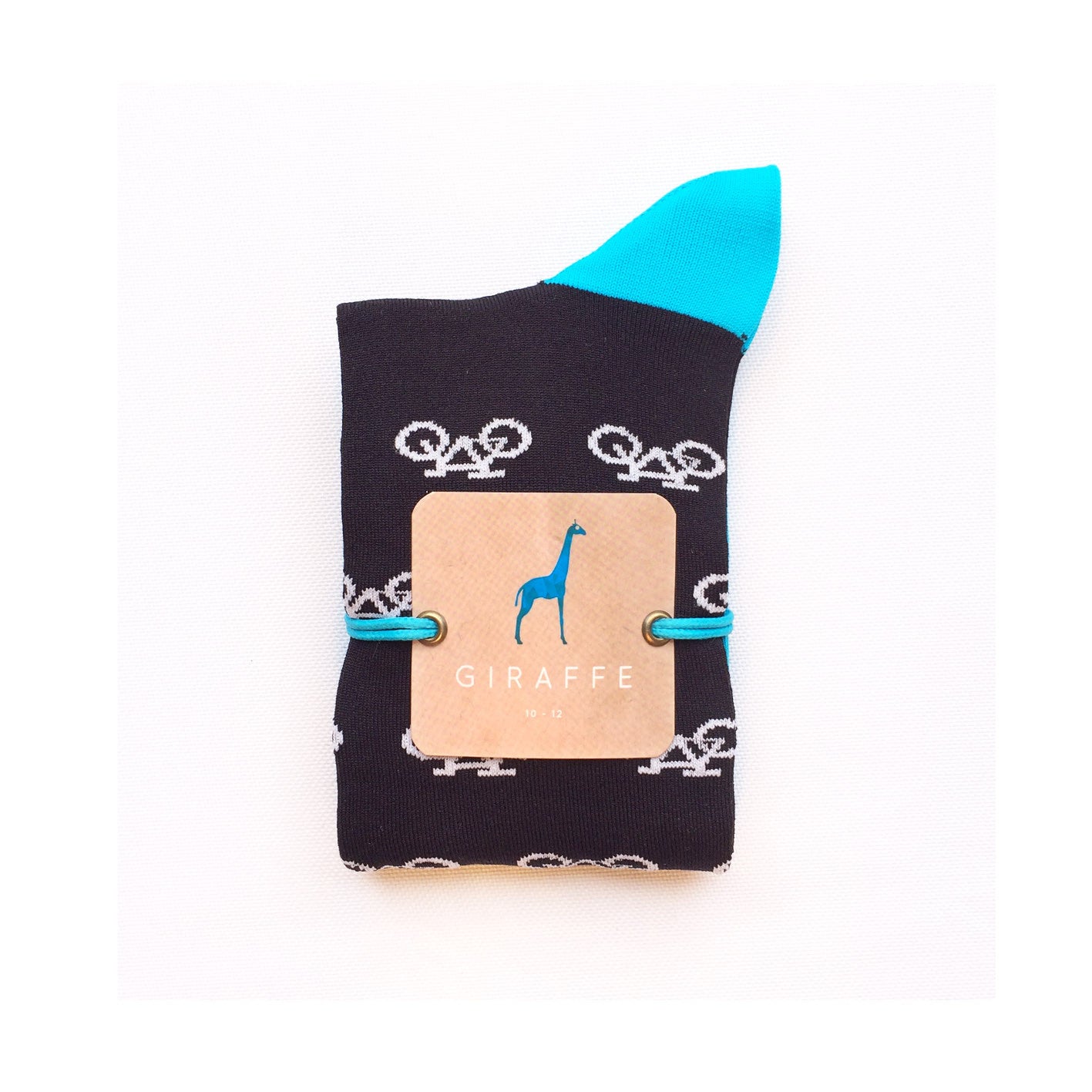 Giraffecool-Giraffe-Cool-Brand-Black-Blue-And-White-Bicycle-Bike-Microfiber-Fashion-Socks-Closed